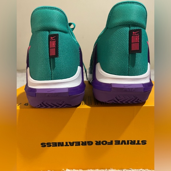 Nike Teal Pink Purple Athletic Sneakers - Picture 3 of 8